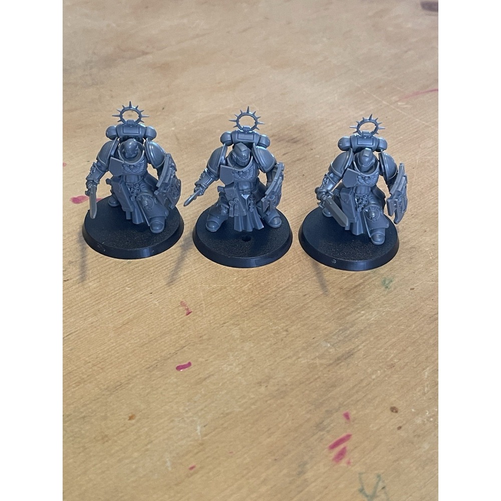 3x Warhammer 40k Space Marines Primaris Bladeguard Veterans Lot Of 3